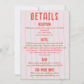 Retro kleurrijke getekende Martini alles in één br Kaart (Achterkant)