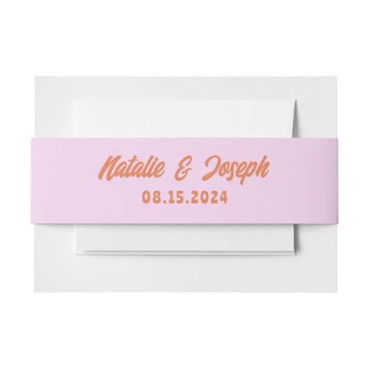 Retro Kleurrijke Vette Heldere Moderne Boho Bruilo Uitnodigingen Wikkel (Voorkant Voorbeeld)