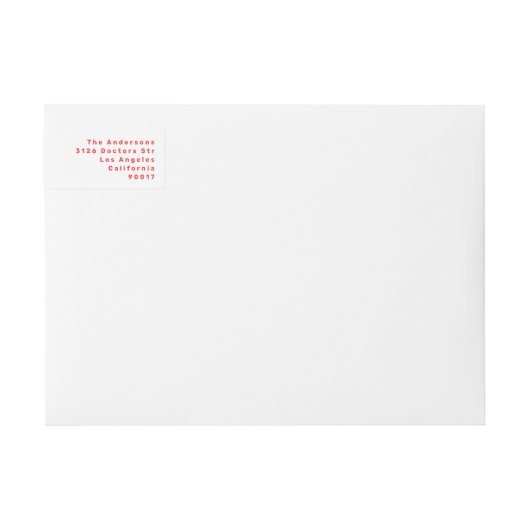 Retro KLEURRIJKE VROLIJKE KERST envelop (Voorkant)