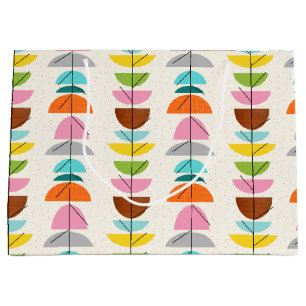 Retro Kleurrijke Zak van de Gift van Nesten Large Cadeautasje