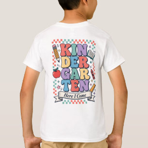 Retro kleuterschool, daar kom ik heen School T-shirt