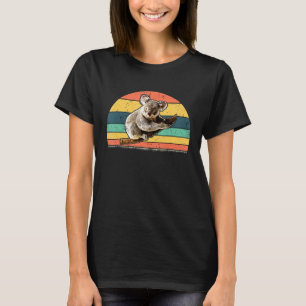 Retro Koala Dierenvriend Zookeeper T-shirt