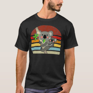  Retro Koala Lover Dad Ma Boy Girl Gift T-shirt