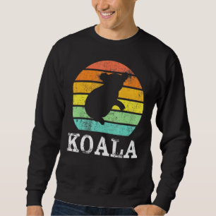 Retro Koala Sunset Silhouette Animal T-shirt