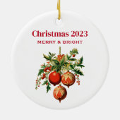 Retro Koele Kerstboom Decoraties (Achterkant)