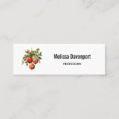 Retro Koele Kerstboom Decoraties Mini Visitekaartje (Voorkant)