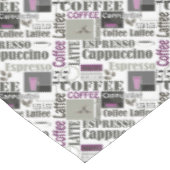 retro koffie keukenpatroon voor espresso latte tafelkleed (Gekanteld)