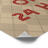 Retro koffieshop bord kunst  poster (Hoek)