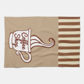 Retro Koffiewinkel Keuken Handdoek Gift (Horizontaal)