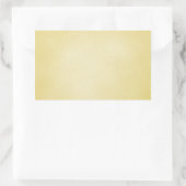 Retro korrelige beige achtergrond rechthoekige sticker (Tas)