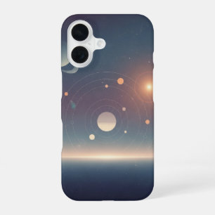 Retro Kosmisch Baandiagram iPhone 16 Hoesje