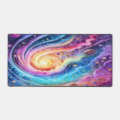 RETRO KOSMISCHE WATERVERF BUITENRUIMTE ONTWERP BUREAUMAT (Voorkant)