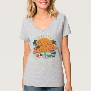 Retro Kostuum Shirt – Stijl Graphic T-shirt voor