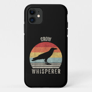 Retro Kraai Fluisteraar Grappige Vogelliefhebber K iPhone 11 Hoesje