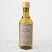 Retro Kraft Waterdichte Cosmetica Flesetiket Wijn Etiket (Voorkant)