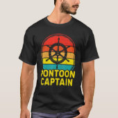 Retro kruisstuurwiel Pontoon C T-shirt (Voorkant)