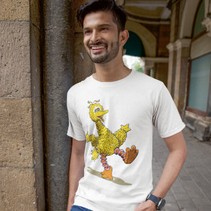 Retro Kunst Grote Vogel Tri-Blend Shirt