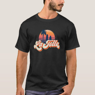 Retro La Jolla 70s California Sunset Surfing T-shirt