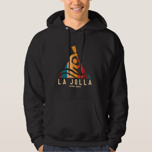 Retro La Jolla Kayaking Hoodie