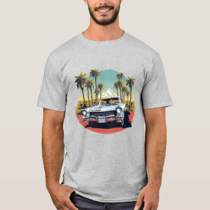 Retro LA Style Classic Vintage Car T-shirt