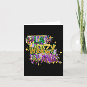 Retro La Weezy Louisiane Carte Mardi Gras New Orle