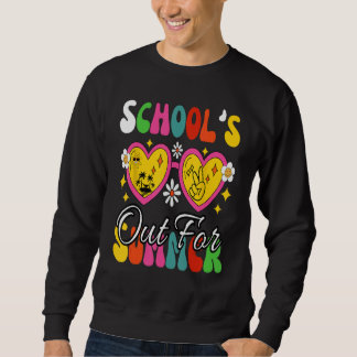 Retro Laatste Schooldag Uit Voor Zomer Leraar Gi Trui