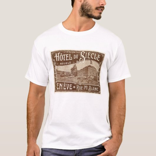 Retro Label Hotel Du Siecle T-shirt (Voorkant)