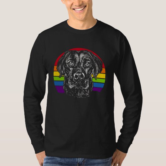 Retro Labrador 1 T-shirt (Voorkant)