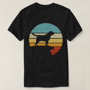 Retro  Labrador Black Lab Eigenaar Hondenpuppy T-shirt