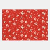 Retro lachen santas inpakpapier vel (Voorkant 2)