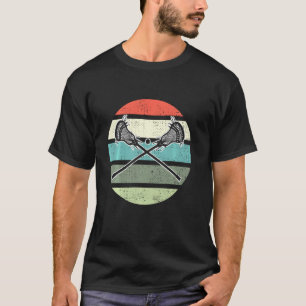 Retro Lacrosse Sticks Team Sport Lacrosse T-shirt