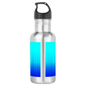 Retro Lady die de vogel overspoelt Waterfles (Achterkant)