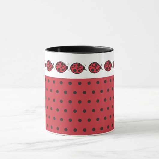 Retro Ladybug Mug (Centre)
