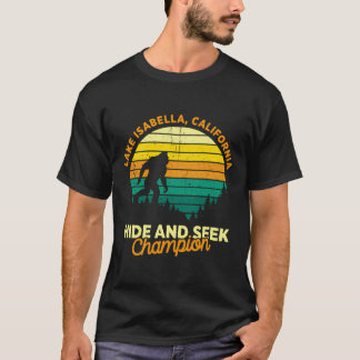 Retro Lake Isabella California Big Foot Souvenir T-shirt