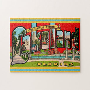 Retro Lakeland Florida Legpuzzel