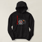Retro  Lancer Evolution Hoodie (Design voorkant)