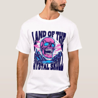 Retro Land of the Crystal Skull Grafische T-Shirt