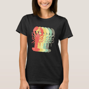 Retro Langoesten Cajun Vis Eten T-shirt