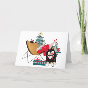 RETRO LAPPY HOLIDAYS Finse Lapphond Kunst kaarten