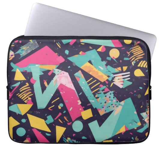 Retro Laptop Sleeve (Voorkant)