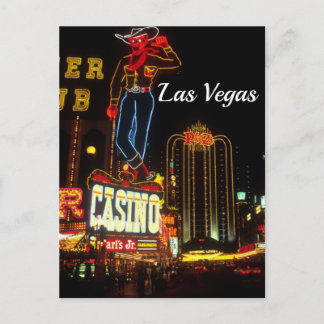 Retro Las Vegas Neon Signs vintage Briefkaart