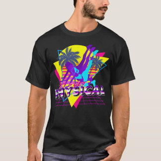 Retro laten we fysiek totaal 80's training Fitn T-shirt