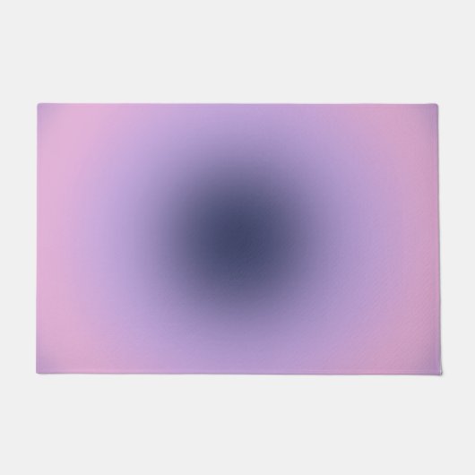 Retro Lavender Paarse gradiënt Deurmat (Voorkant)