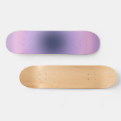 Retro Lavender Paarse gradiënt Skateboard (Horizontaal)