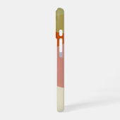 Retro Layered Organic Forms iPhone 16 Hoesje (Linkerkant)