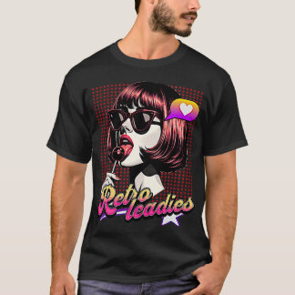 Retro Leadjes -  jaren 70 & 90 Vrouwen Mode T-shirt