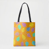 Retro Leaf Pattern Draagtas (Voorkant)