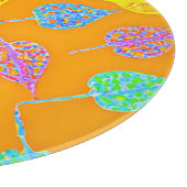 Retro Leaf Pattern Snijplank (Hoek)