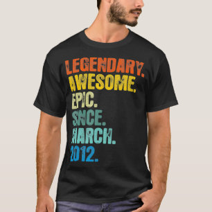 Retro Legendary sinds maart 2012 T 9 Years old T-shirt