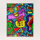 Retro Legpuzzel (Verticaal)